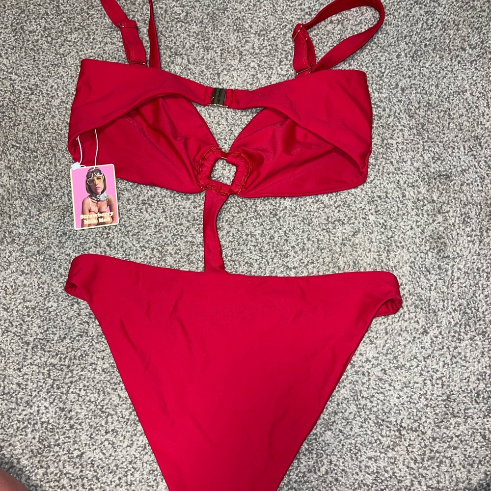 Strawberry Milk Mob Red Bikini - Picture 3 of 4